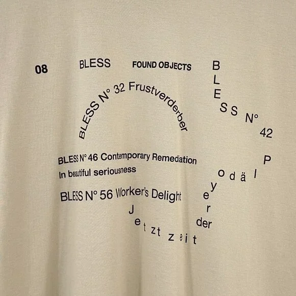 NWOT Bless Beige Multicollection II T-Shirt sz S